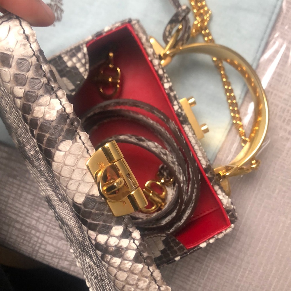 Mark Cross Mini Python Grace Bag - image 2